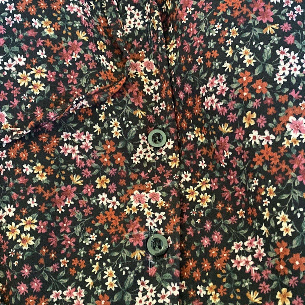 American Eagle Floral Long Sleeve BOHO Dress NWT - Picture 5 of 6
